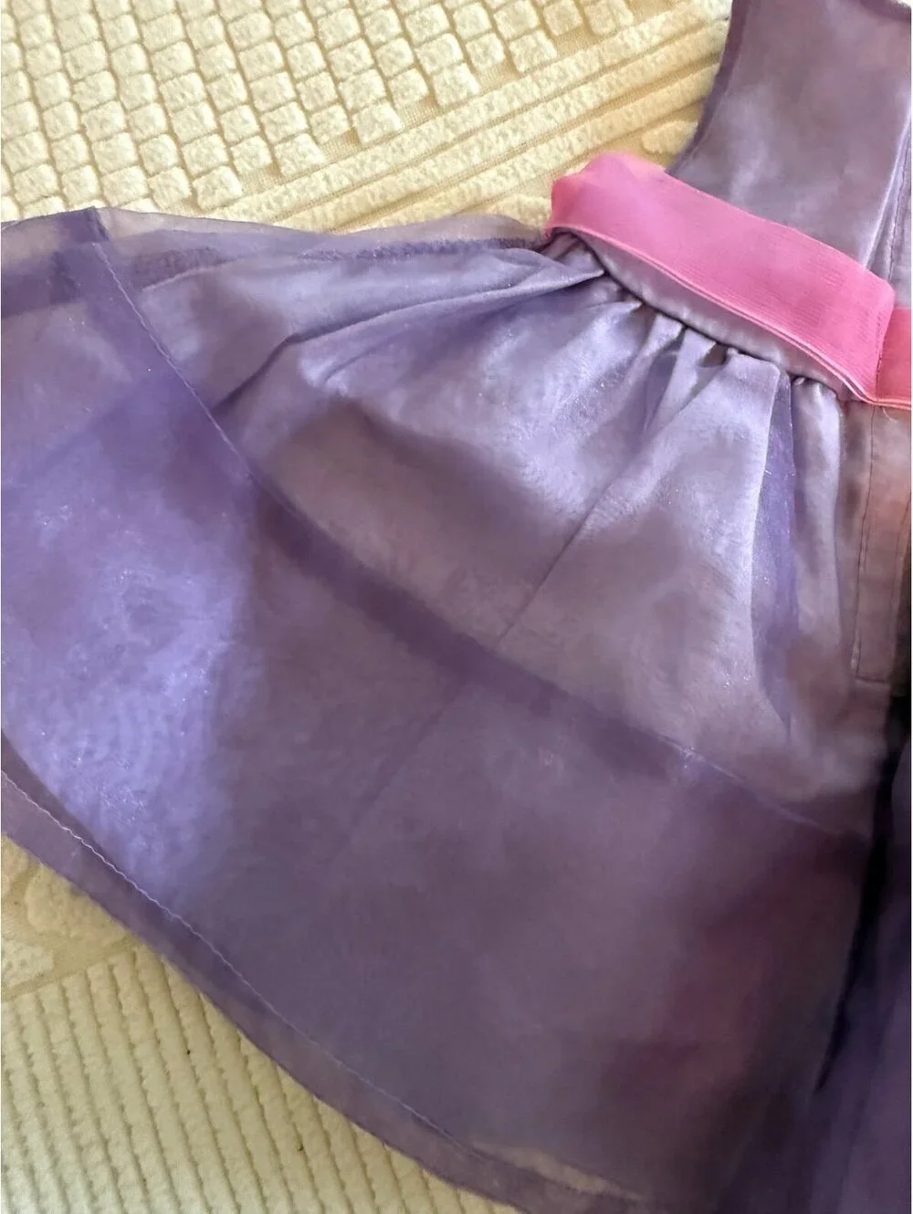 Bitty Baby American Girl Doll Spring Blossoms Purple Dress ONLY B236